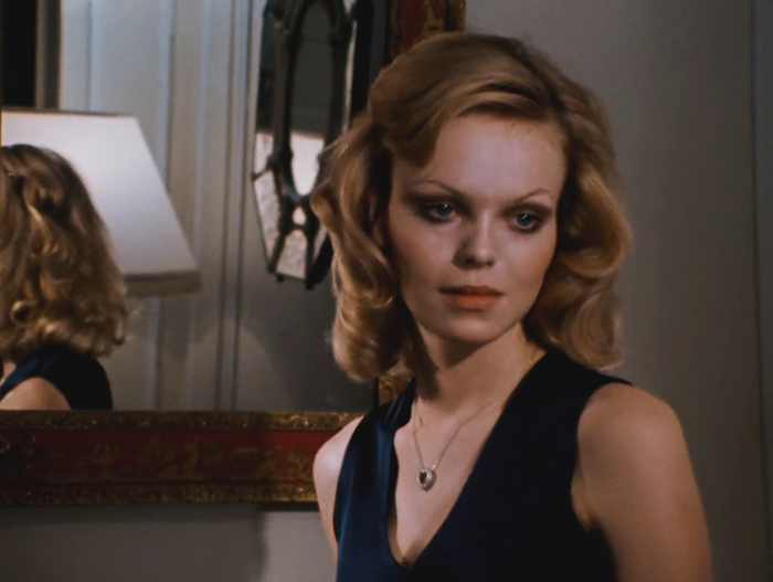 Mascha Rabben in "Welt am Draht", 1973, Regie Rainer Werner Fassbinder.