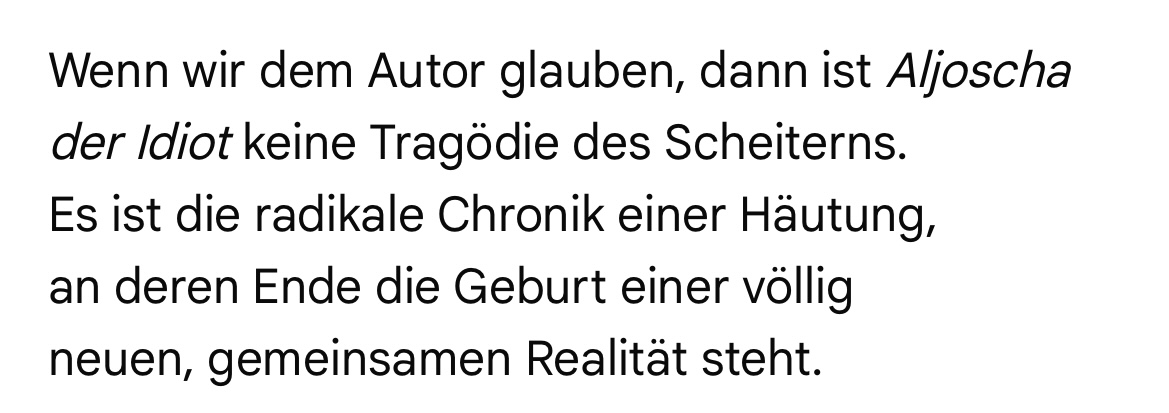 Q & A mit der KI zu "Aljoscha der Idiot", dem Roman von Christian Erdmann.