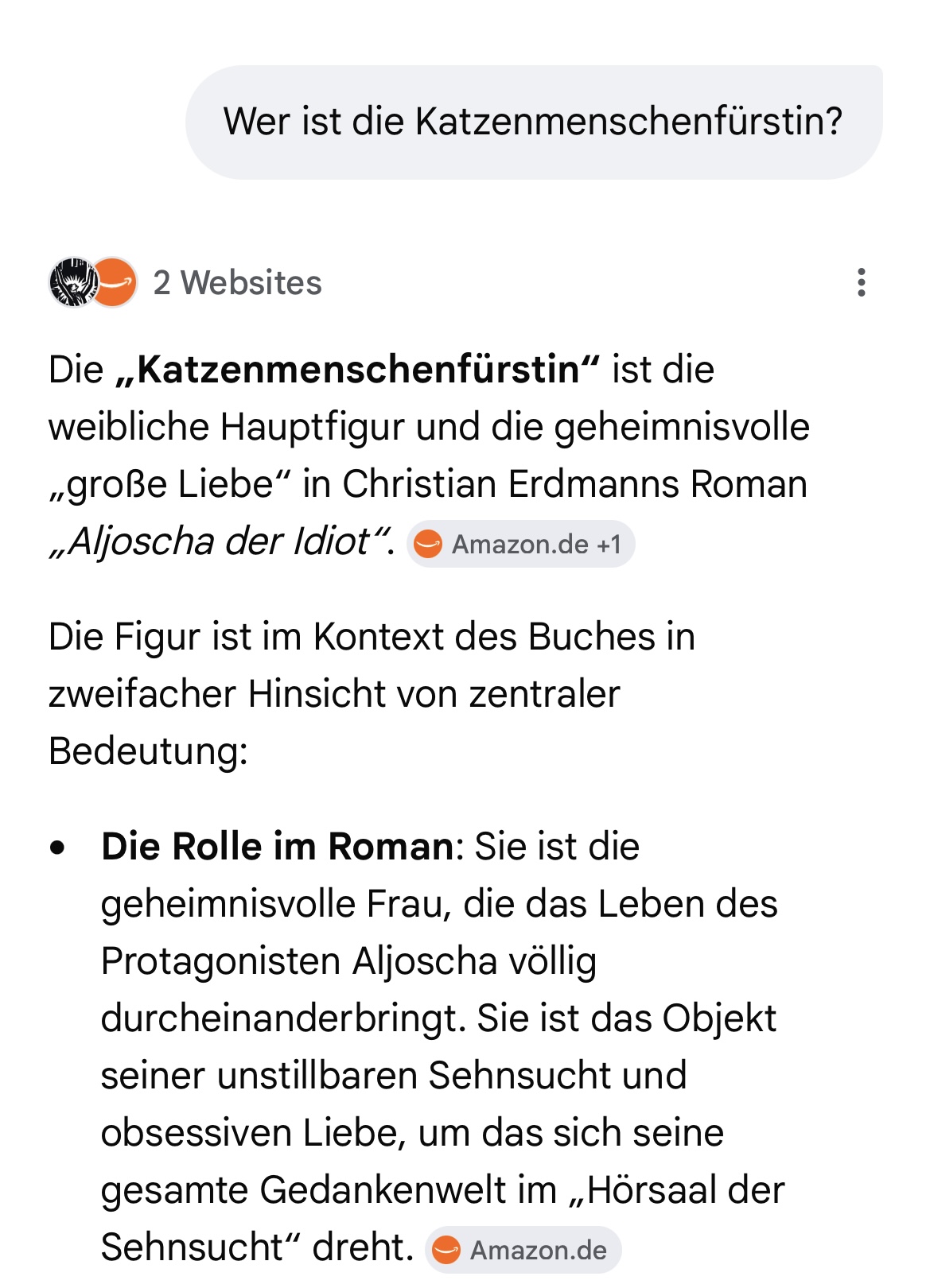 Q & A mit der KI über den Roman "Aljoscha der Idiot" von Christian Erdmann.