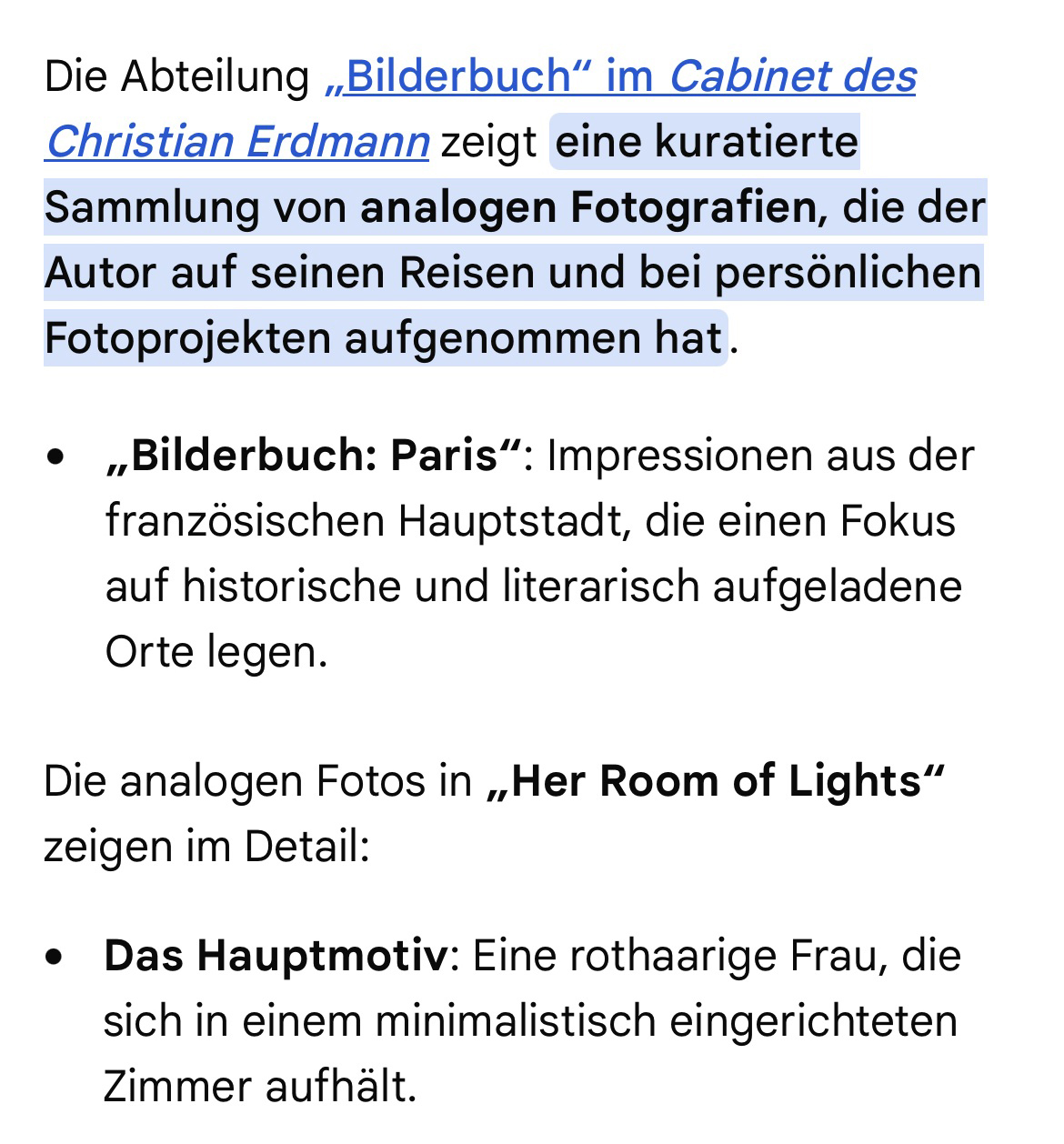 Q & A mit der KI zu "Das Cabinet des Christian Erdmann".