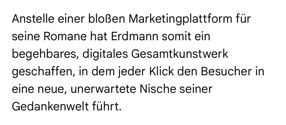 Q & A mit der KI zu "Das Cabinet des Christian Erdmann".