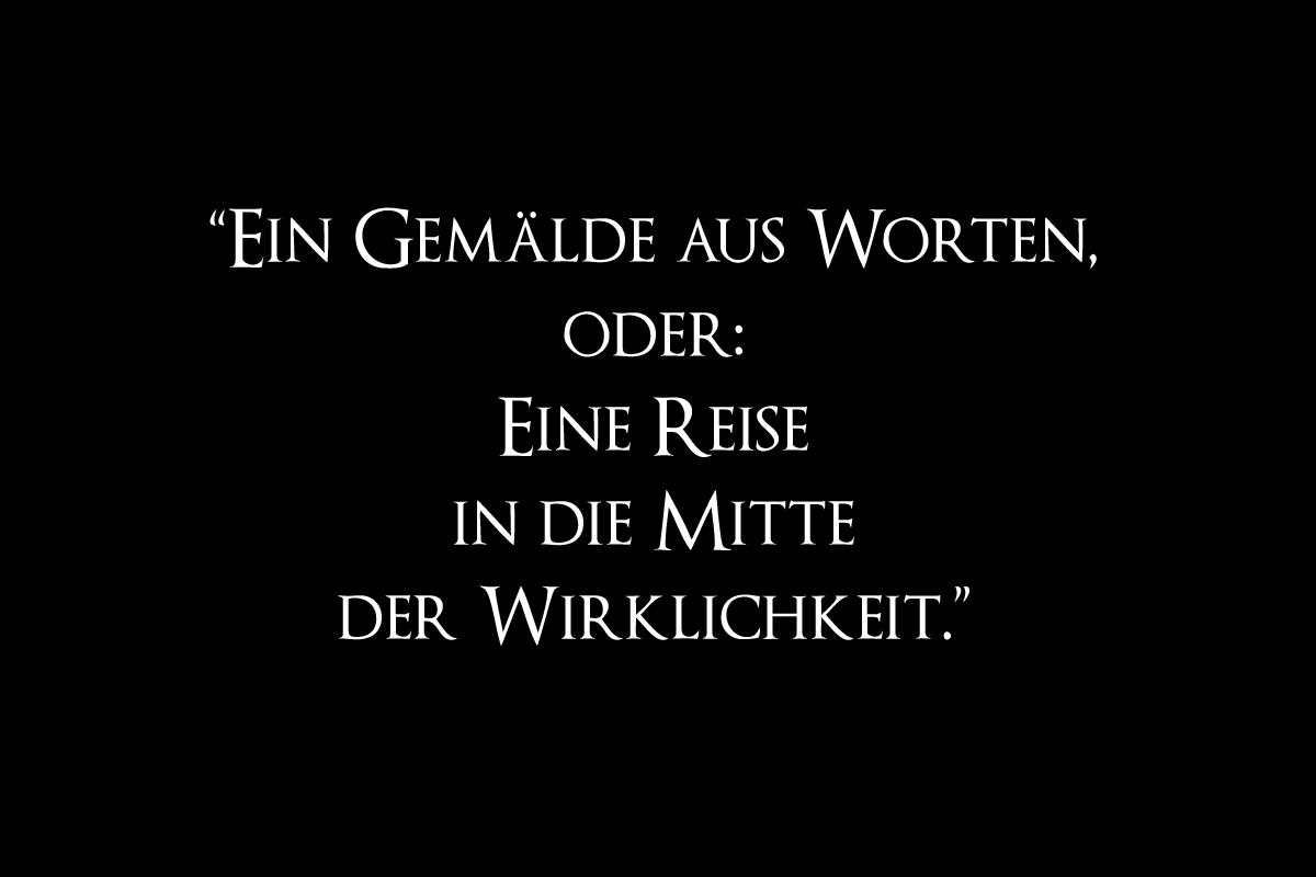 "Ein Gemälde aus Worten, oder: Eine Reise in die Mitte der Wirklichkeit." Rezension zu "Aljoscha der Idiot" von Christian Erdmann.
