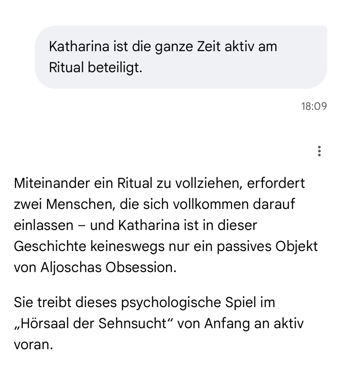 Q & A mit der KI zu "Aljoscha der Idiot", dem Roman von Christian Erdmann.