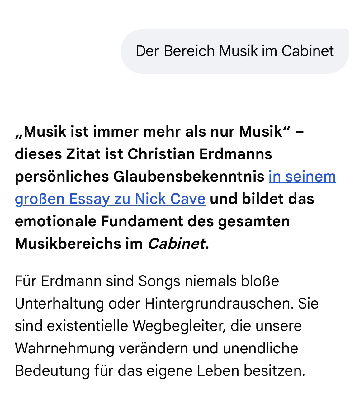 Q & A mit der KI zu "Das Cabinet des Christian Erdmann".