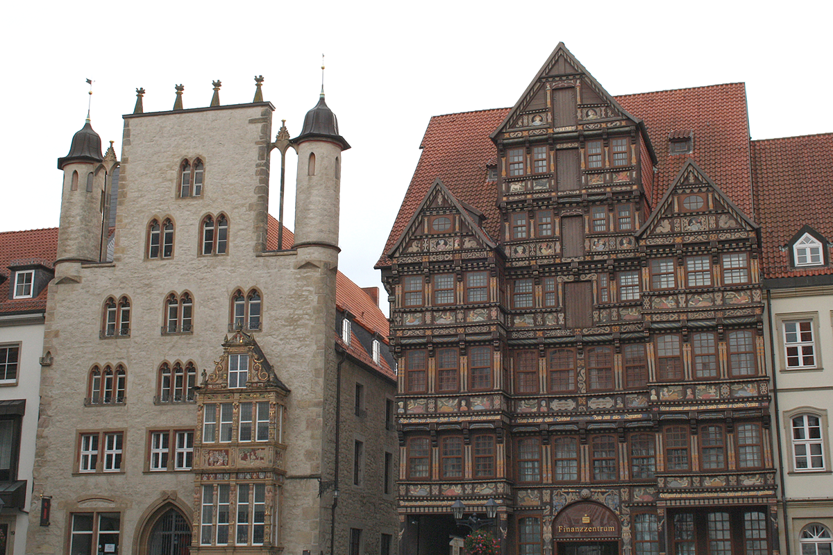 Hildesheim, Marktplatz.