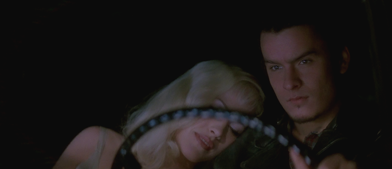 Patricia Arquette, Balthazar Getty in "Lost Highway", Regie David Lynch.